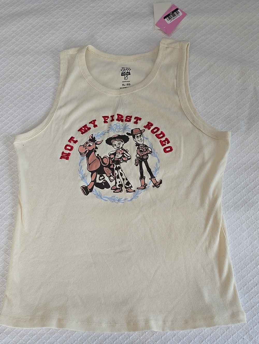 Disney Toy Story Not My First Rodeo Ribbed Tank Top Women’s XL      #AA